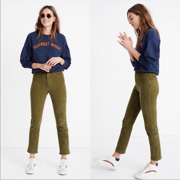 NWT Madewell Classic Straight Jeans Corduroy - Picture 2 of 9
